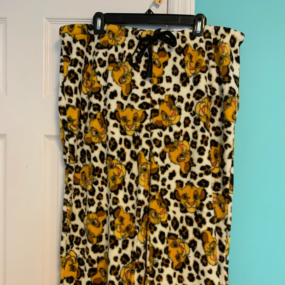 the lion king fuzzy pants XL